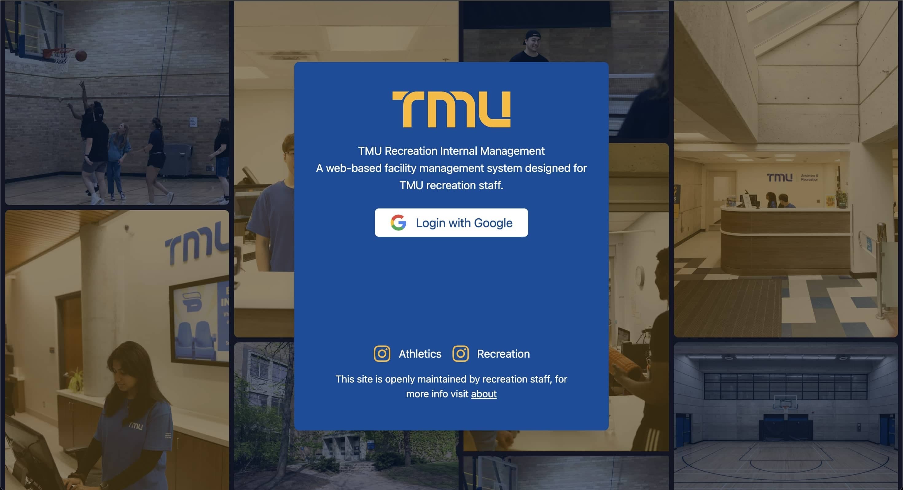 TMU Recreation Internal Management (RIM) image